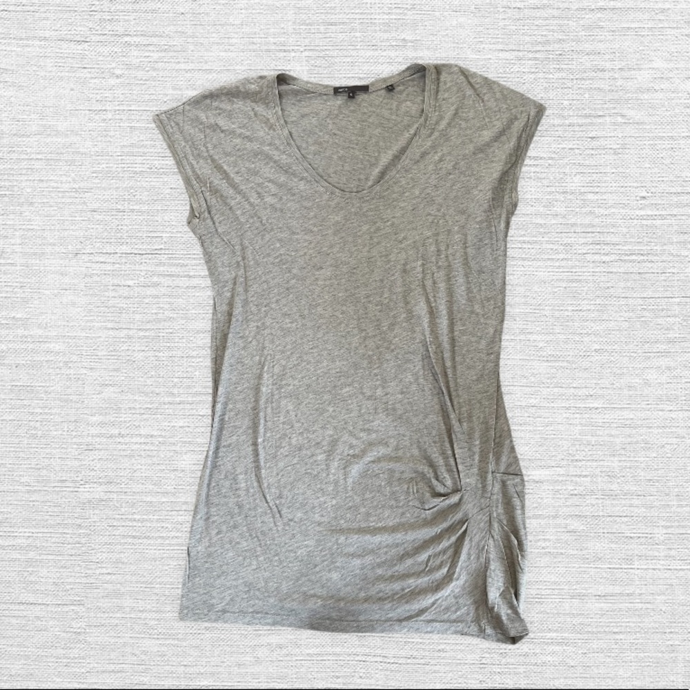 🖤 GUC🖤 VINCE Grey Scoop Neck Tunic Tank